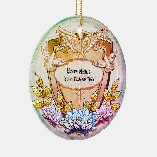 Décoration En Céramique Lotus shield nurse (Droite)