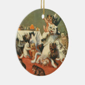 Décoration En Céramique Louis Wain Joyeux Noël (Droite)