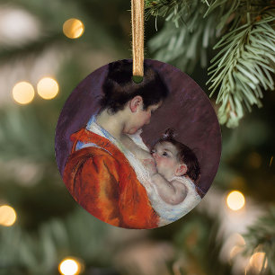 Décoration En Céramique Louise Nuring Son Enfant Mary Cassatt