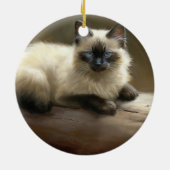 Décoration En Céramique Lounger Siamese Kitten (Dos)