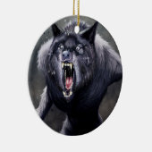 Décoration En Céramique loup-garou effrayant (Droite)