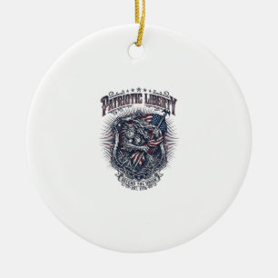 Décoration En Céramique Loup-garou patriotique Patriote Horreur Monstre Pa