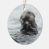 Décoration En Céramique Loupe de mer adorable (Gauche)