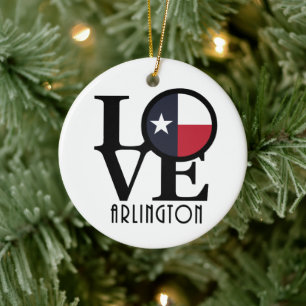Décoration En Céramique LOVE Arlington Texas