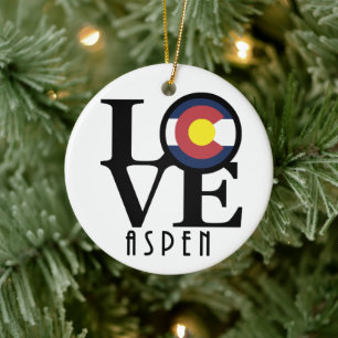 Décoration En Céramique LOVE Aspen Colorado