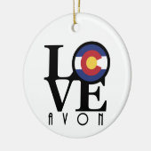 Décoration En Céramique LOVE Avon Colorado (Gauche)