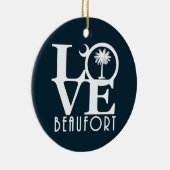 Décoration En Céramique LOVE Beaufort Caroline du Sud (Droite)