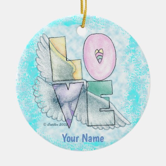 Décoration En Céramique Love Dove (Devant)