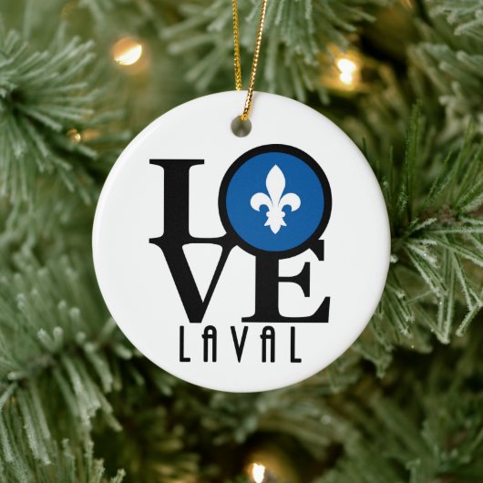 Décoration En Céramique LOVE Laval Québec (Arbre)