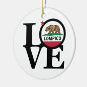 Décoration En Céramique LOVE Lompico (Gauche)