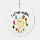 Décoration En Céramique Love Math (Gauche)