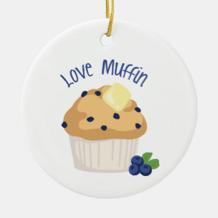 Décoration En Céramique Love Muffin