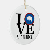 Décoration En Céramique LOVE Sundance Wyoming (Droite)