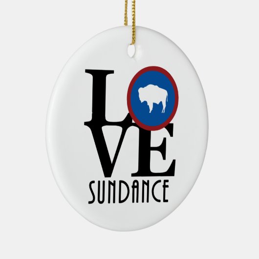 Décoration En Céramique LOVE Sundance Wyoming (Droite)