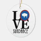 Décoration En Céramique LOVE Sundance Wyoming (Gauche)