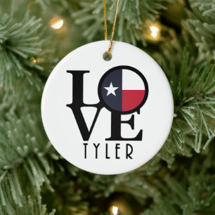 Décoration En Céramique LOVE Tyler Texas