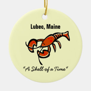 Décoration En Céramique Lubec, homard du Maine