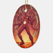 Décoration En Céramique Lucifer le diable, prince d'obscurité, Satan (Gauche)