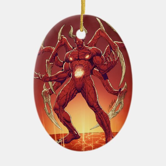 Décoration En Céramique Lucifer le diable, prince d'obscurité, Satan (Devant)