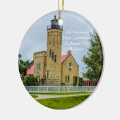 Décoration En Céramique Lumière de la pointe Mackinac (Gauche)