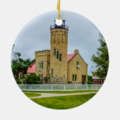 Décoration En Céramique Lumière de la pointe Mackinac (Dos)