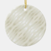 Décoration En Céramique Lumière noble texturée beige et blanc (Devant)