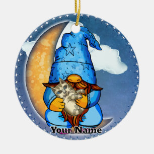 Décoration En Céramique Lutin de lune