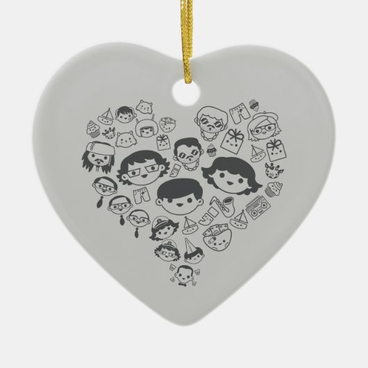 Décoration En Céramique Luv (Devant)