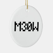 Décoration En Céramique M30W [Sons animaux de léopards] (Droite)