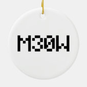 Décoration En Céramique M30W [Sons animaux de léopards] (Dos)