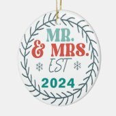 Décoration En Céramique M. et Mme. (Gauche)