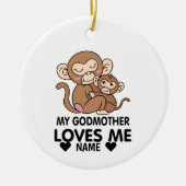 Décoration En Céramique Ma Godmère m'aime (Devant)