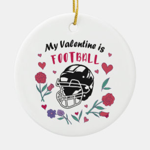 Décoration En Céramique Ma Saint Valentin est Carte de visite de football