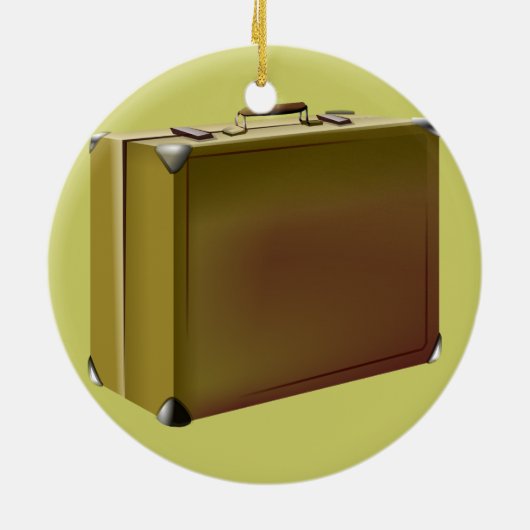 Décoration En Céramique Ma valise est emballée ! (Dos)