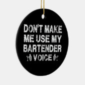 DÉCORATION EN CÉRAMIQUE MA VOIX BARTENDER (Droite)