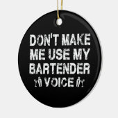 DÉCORATION EN CÉRAMIQUE MA VOIX BARTENDER (Gauche)