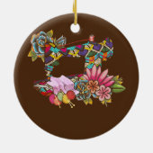 Décoration En Céramique Machine à coudre à bouchon (Dos)