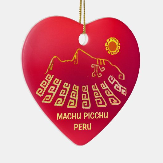 Décoration En Céramique Machu Picchu Cusco Pérou (Droite)