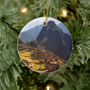 Décoration En Céramique Machu Picchu Pérou - Ruines Machu Picchu Lever du