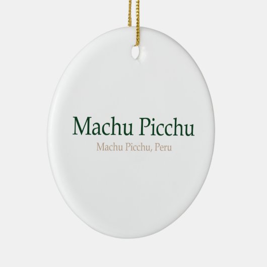 Décoration En Céramique Machu Picchu, PeruMachu Picchu (Droite)