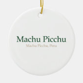 Décoration En Céramique Machu Picchu, PeruMachu Picchu (Devant)