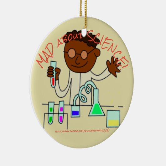 Décoration En Céramique "MAD à propos de la SCIENCE !" (Droite)
