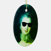 Décoration En Céramique 'Madame de Pompadour with sunglass crazy (Droite)