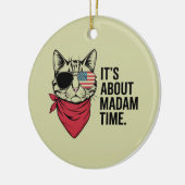 Décoration En Céramique Madame le Président du temps 2024 Rassemblement Ka (Gauche)