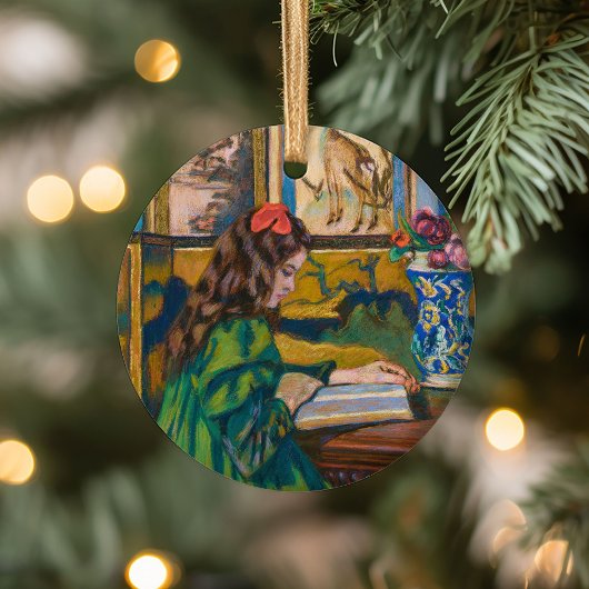 Décoration En Céramique Madeleine Reading | Armand Guillaumin