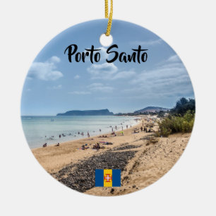Décoration En Céramique Madère : L'ornement de Noël de Porto Santo