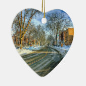 Décoration En Céramique Madison, Wisconsin Cheese Head Christmas Keepsaké (Droite)