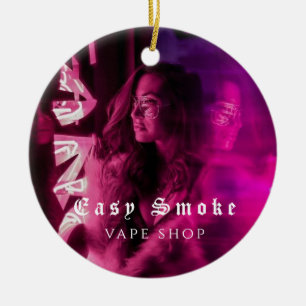 Décoration En Céramique Magasin de vapotage Fumée Noire Entreprise