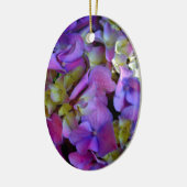 Décoration En Céramique Magenta Purple bleu jaune Hydrangeas fleurs (Gauche)