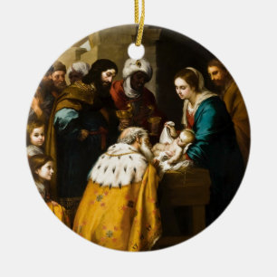 Décoration En Céramique Magi Présent Jésus Cadeaux